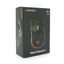 Ігрова миша провідна PHANTOM II VX6, 7 кнопок, 400-7200 DPI, Led Lighting RGB, 1,8м, Windows XP/Vista/Win7/8/10/11 Mac OS X, Black, COLOR BOX - мініатюра 3