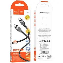 Кабель Hoco X109 Energy USB-C to Lightning 3m Black (636339) [165610] - мініатюра 4