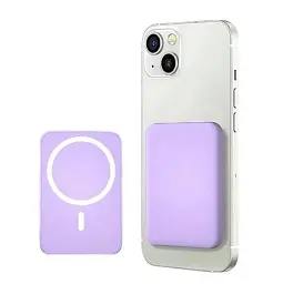 Бездротовий повербанк Remax RPP-65 10000mah 20W MagSafe Magnetic Wireless Power Bank Purple - мініатюра 2