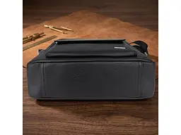 Чоловіча шкіряна сумка New Contatto 9058G-26 чорна 26×27×8 см TONY PEROTTI sum0029104 - мініатюра 9