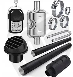 Дизельний автономний обігрівач 9 кВт TOOLME TM188 (230V/12V/24V) керування Bluetooth (Android / iOS) + пульт ДК - мініатюра 8