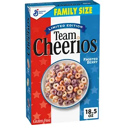 Сухий сніданок Team Cheerios Cereal Frosted Berry Limited Edition Family Size 523г