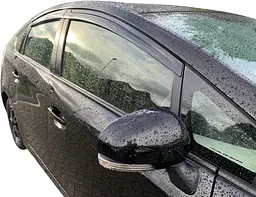 Дефлектори вікон ветровики для Toyota Prius 2009-2015 (Auto Clover) AC D047 - мініатюра 5