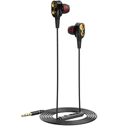 HF Tecno J2 Hot beats black + мікрофон (4895180748967) - мініатюра 3