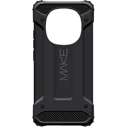 Чохол MAKE Xiaomi Redmi Note 14 Pro 5G/Poco X7 Panzer Black - мініатюра 1