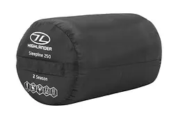 Спальний мішок Highlander Sleepline 250 Mummy/+5°C Charcoal Left (SB035-CH) - мініатюра 5