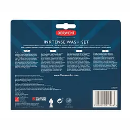 Набір чорнильних олівців Inktense Wash Set у металевому пеналі Derwent - мініатюра 4