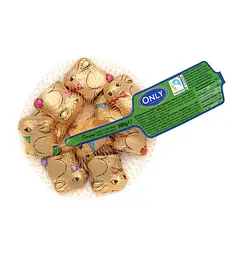 Цукерки шоколадні Only Кролики сіточка 100 г.