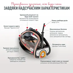 Праска з парою Tefal Ultimate Pure FV9845 - мініатюра 10