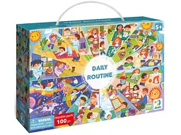 Пазл Розпорядок дня, DoDo, 100 ел. - мініатюра 2