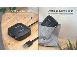 Мультипортовий адаптер REAL-EL HQ-187 black (EL123110010) - мініатюра 2