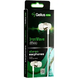 Дротові навушники Gelius Ultra Iron Wave GU-075 Black - мініатюра 2
