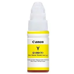 Чорнило Canon GI-490 Pixma G1400/G2400/G3400 (Жовтий) (0666C001) 70мл