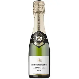 Вино ігристе Brut Dargent Chardonnay Blanc de Blancs, біле, брют, 0.2 л