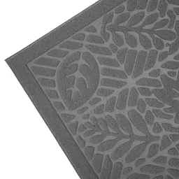 Килимок придверний Eco Fabric Листя без кромки сірий 45 х 75 см (4575-005) - мініатюра 5