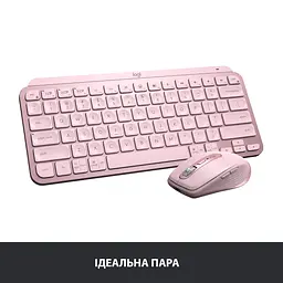 Клавіатура Logitech MX Keys Mini Rose (920-010500) [78339] - мініатюра 9