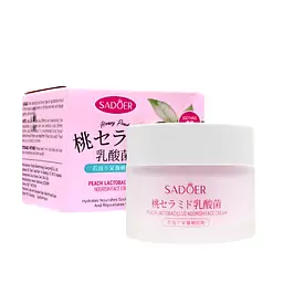 Крем для обличчя живильний Sadoer Peach Lactobacillus Nourish Repair 50 мл (SD13347)