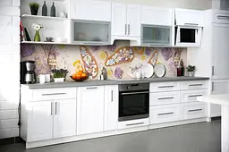 Кухонний фартух Лавандовий Акцент для кухні наклейка асорті релакс Фіолетовий 60х200 см Happy Pocket Z180571 - мініатюра 5