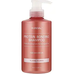 Шампунь для пошкодженого волосся "Іланг-Іланг" 500 мл Kundal Protein Bonding Shampoo Ylang Ylang - мініатюра 1