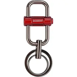 Карабін Munkees 3271 Lock Сірий-Червоний