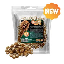 Ласощі для чищення зубів собак UniQ PETS Dental tube з лососем 500 г
