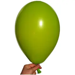 Надувні повітряні кульки Gemar 26 см (10") 100 шт наповнення повітрям або гелієм перламутровий Салатовий