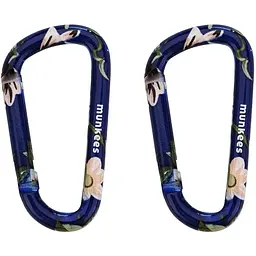 Брелок-карабін Munkees 3323 Flower blue 6х60 мм (1012-3323-BL)