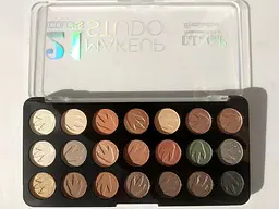 Тіні для повік DoDo Eyeshadow Makeup Studio 21 колір D3101, №03 Перламутрових 12 Матових 9