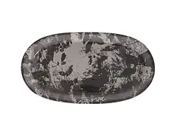 Набір блюд Alba ceramics Graphite 3 шт. чорний (769-020) - мініатюра 4