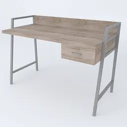 Письмовий стіл Ferrum-decor 750x1200x600 Сірий метал ДСП Дуб Сонома Трюфель 32 мм (FRD-103454) - мініатюра 2