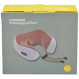 Масажна подушка для шиї U-shaped Massage pillow портативний масажер, вібромасажер для шиї - мініатюра 5