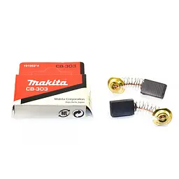 Щітки вугільні Makita CB-303 для M9002, M9003, M5802, HS7611, HS7601, HS6601, 2107FK, 4101RH, 4131, 5017RKB, 5603R, 5604R, 5704R, 5705R, 5705RK, 6305, 9227CB, 9403, 9404, 9903, 9920, DA4000LR, JR3050T, JR3060T, JR3061T, JR3070CT, LS0714, LS0714 (191D85-2)