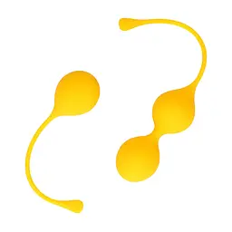Набір вагінальних кульок Loveline Silicone Kegel Balls Training Set Carambola - мініатюра 2