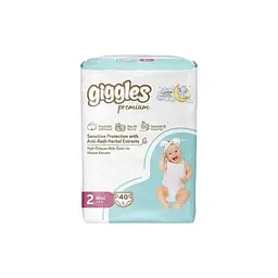 Підгузки Giggles Premium 2 Mini 3-6 кг 40 шт (8680131206889)