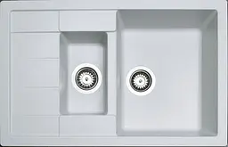 Кухонна мийка Adamant ANILA PLUS old stone 775x495x200 мм, з крилом 77,5 см