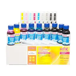Комплект перезаправних картриджів WWM Epson SureColor SC-P600/P800 (RC.EP600ARC)