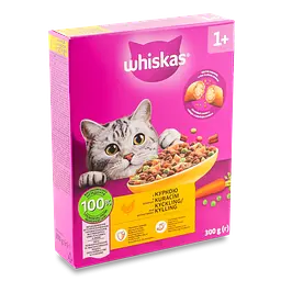 Сухий корм для котів Whiskas, з куркою, 300 г