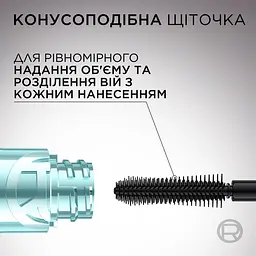 Туш для вій L'Oreal Paris Paradise Big Deal Waterproof водостійка чорна 9.9 мл - мініатюра 3