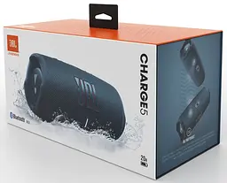 Портативна акустика JBL Charge 5 30+10 ВТ бездротова синя (JBLCHARGE5BLU) - мініатюра 4