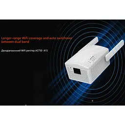 Підсилювач сигналу Wi-Fi ретранслятор репітер Tenda Repiter A-15 AC1750 1xLAN 2.4ГГц та 5ГГц - мініатюра 9