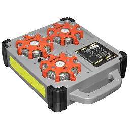 Комплект професійних ліхтарів Mactronic X-Flare Magnetic Red Blue Amber Recharg 30 Lm 12 V 220 V (PSD0112) - мініатюра 3