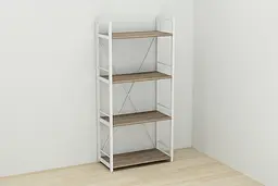 Етажерка 4/60 Ferrum-decor Серії Коннект 120x60x28 білий ДСП Дуб Сонома Трюфель 16мм (FRD-104246) - мініатюра 2