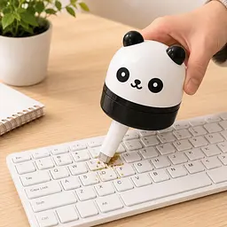 Настольный беспроводной мини пылесос Панда USB аккумуляторный пылесос для клавиатуры, стола и авто