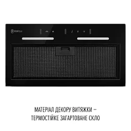 Витяжка повновбудована PERFELLI VIOLA 5NWRB NERO - мініатюра 2