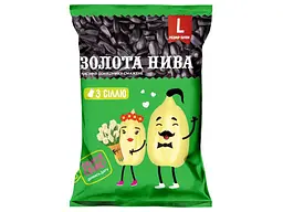 Насіння соняшнику ЗОЛОТА НИВА Солоне 100г смажене