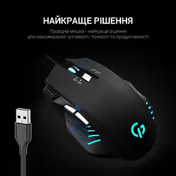 Миша GamePro Storm USB Black (GM247) - мініатюра 9