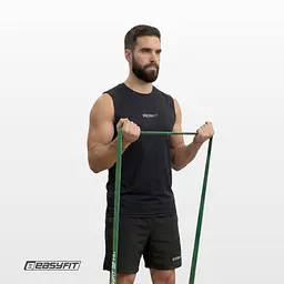 Гумова петля EasyFit 19-65 кг Зелена - мініатюра 5