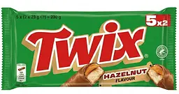 Шоколадні батончики Twix Hazelnut Chocolate Multipack 5 шт х 46 г