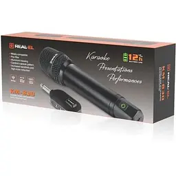 Мікрофон REAL-EL KM-830 Black (EL121900001) - мініатюра 9