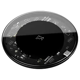 Бездротовий зарядний пристрій Baseus Simple Wireless 15W Charger Type-C Version Transparent [WXJK-BA02] [78281] - мініатюра 3